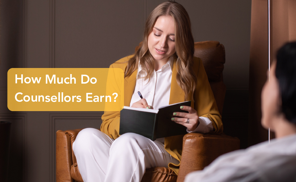 How Much Do Counsellors Earn - a woman counsellor in a brown blazer | Careers Collectiv