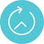 Blue clock timer icon | Careers Collectiv