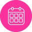 Pink calendar icon | Careers Collectiv