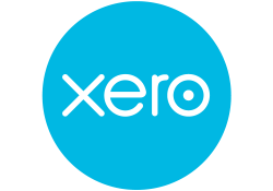 Xero bookkeeping logo with blue background | Careers Collectiv